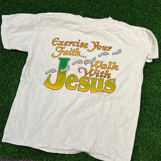 Exercise your faith vintage tee