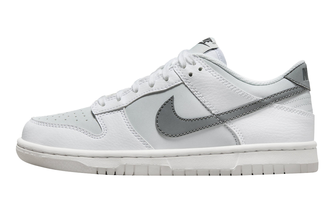 Nike Dunk Low Grey White Silver Reflective (GS)