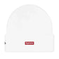 Supreme New Era Old English Beanie White