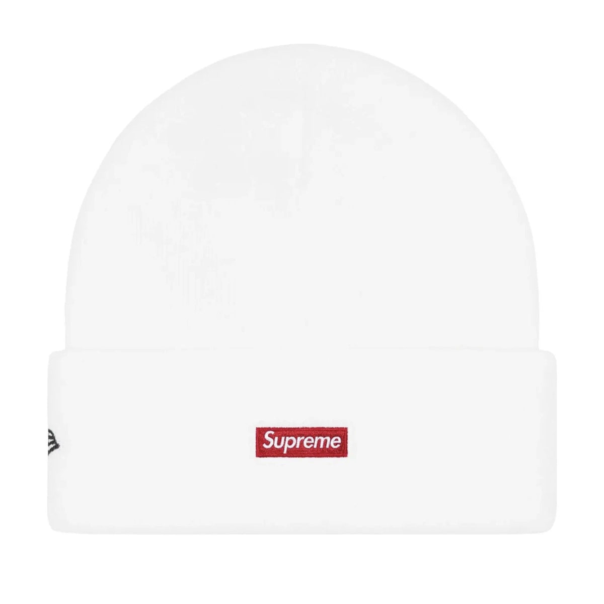 Supreme New Era Old English Beanie White