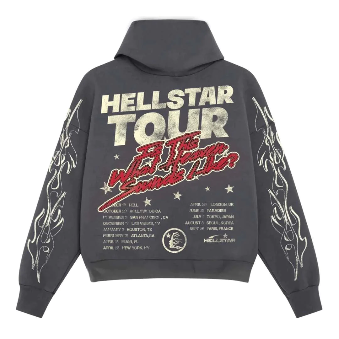 H.star Studios Tour Hoodie Faded Black