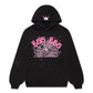 Sp5der  ANGEL NUMBER HOODIE Pink black