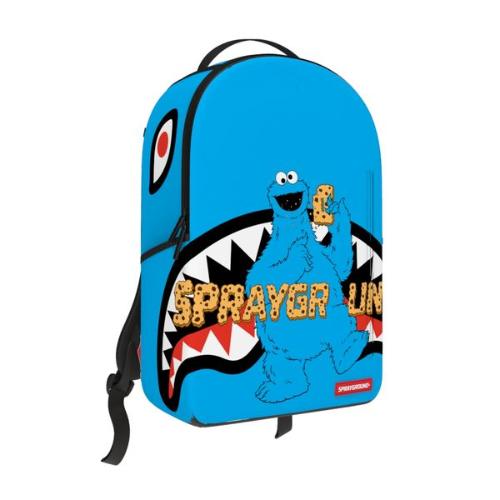Spray Ground SESAME STREET COOKIE MONSTER SG CORE COOKIE LOGO BACKPACK