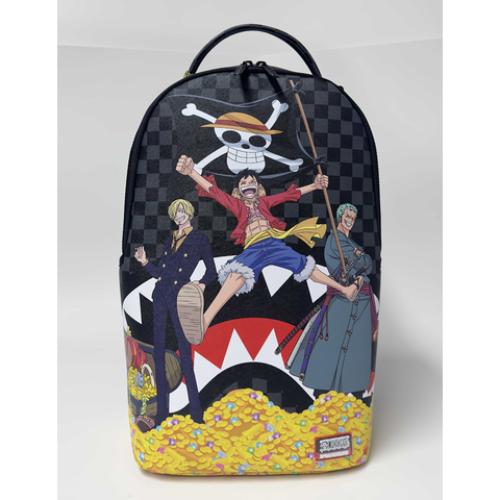 Spray Ground ONE PIECE STRAW HAT CREW TREASURE TROVE BACKPACK