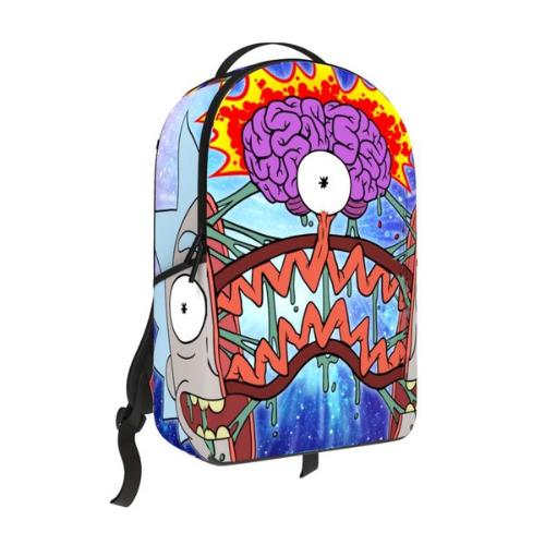Spray Ground RICK AND MORTY SPLIT RICK HEAD GUTS BACKPACK