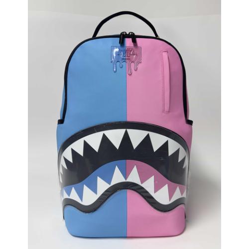 Spray Ground SHARK CENTRAL COTTON CANDY SPLIT BACKPACK
