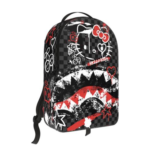 Spray Ground HELLO KITTY GRUNGY SHARKMOUTH BACKPACK
