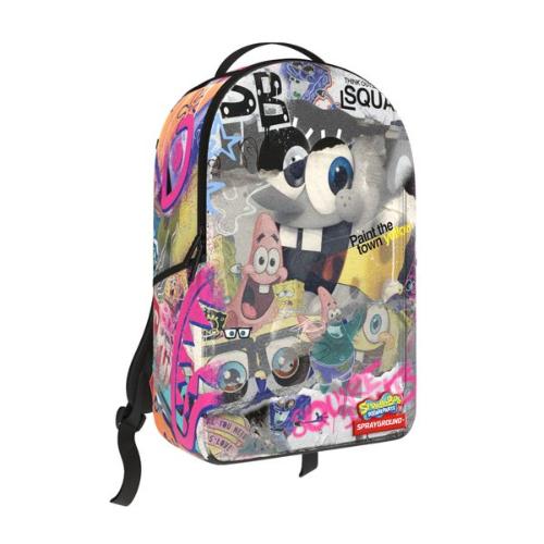 Spray Ground SPONGEBOB GRAFFITI WALL BACKPACK