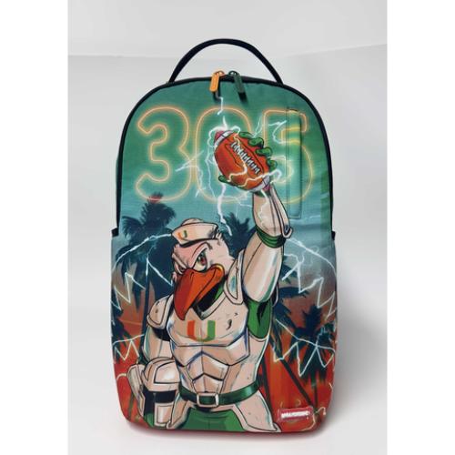 Spray Ground UNIVERSITY OF MIAMI EPIC LIGHTNING BACKPACK