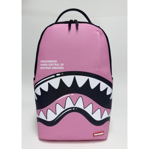 Spray Ground SHARK CENTRAL BUBBLY PINK BACKPACK
