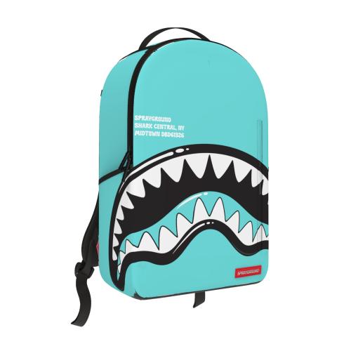 Spray Ground SHARK CENTRAL BUBBLY LIGHT BLUE BACKPACK