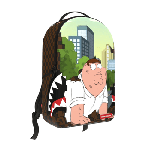 Spray Ground FAMILY GUY PETER FALLING THROUGH WALL BACKPACK