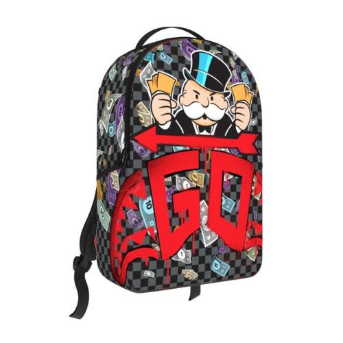 Spray ground MONOPOLY GO SHARKMOUTH STENCIL BACKPACK