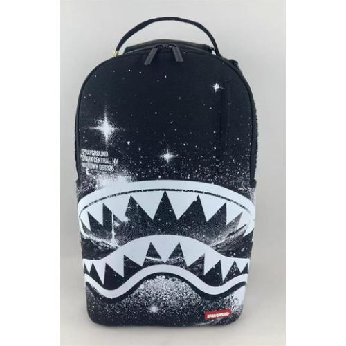 Spray Ground SHARK CENTRAL DARK SPACE BACKPACK