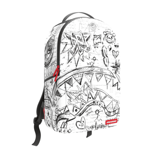 Spray Ground DOODLES OVER MATH HOMEWORK BACKPACK