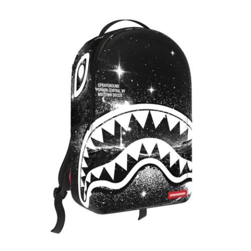 Spray Ground SHARK CENTRAL DARK SPACE BACKPACK