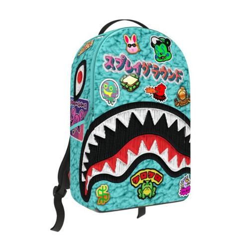 Spray Ground EMBELLISHED FLEECE MONSTER BACKPACK