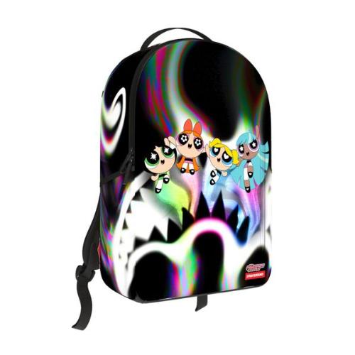 Spray Ground POWERPUFF GIRLS RAINBOW HOLO SHARK BACKPACK