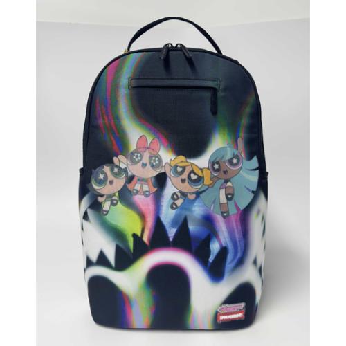 Spray Ground POWERPUFF GIRLS RAINBOW HOLO SHARK BACKPACK