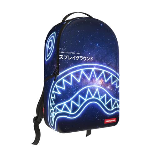 Spray Ground SHARK CENTRAL NEON NEBULA BACKPACK