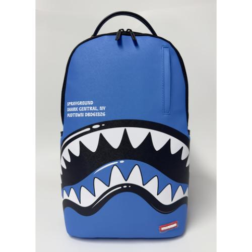 Spray Ground SHARK CENTRAL BUBBLY BLUE BACKPACK