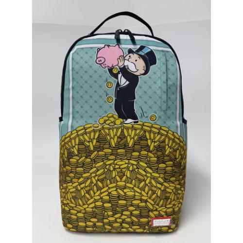 Spray Ground MONOPOLY MONEY PILE SHARK BACKPACK