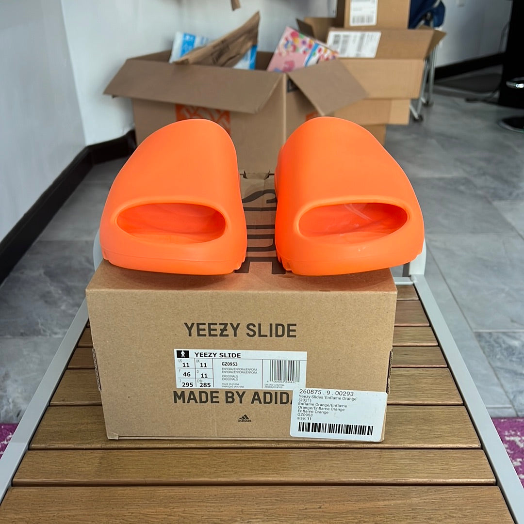 Yeezy Slide Enflame Orange (USED)