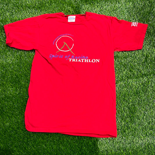 Spirt of Racine triathlon vintage tee