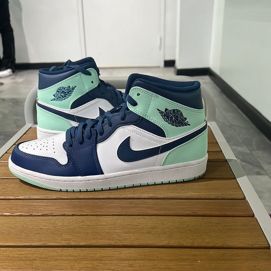 Air Jordan 1 Mid Blue Mint (USED)