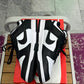 Nike Dunk Low Black and White (WORN ONCE )